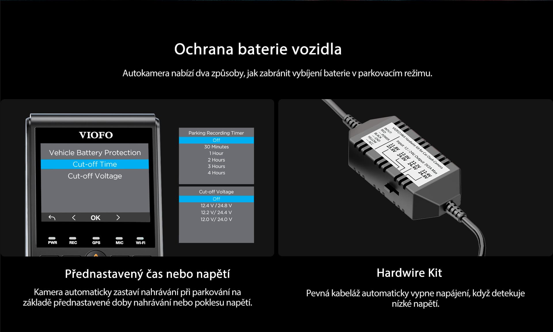 ochrana baterie